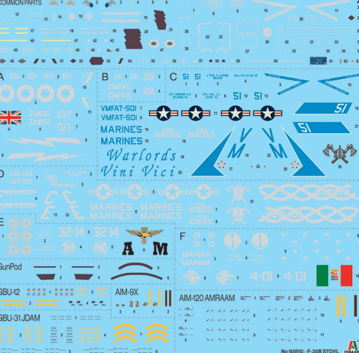 Italeri 1/48 Lockheed Martin F-35B Lightning II Model Kit