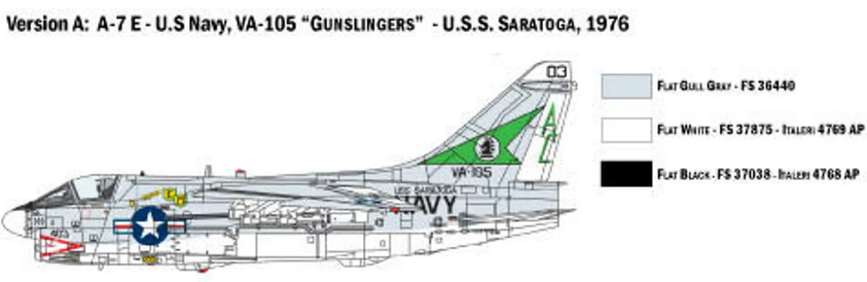 Italeri 1/72 LTV A-7E Corsair II