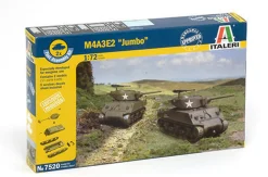 Italeri 1/72 M4A3 E2 Jumbo Fast Assembly Model Kit