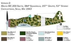 Italeri 1/48 Macchi MC.200 XXI-XXIII Series