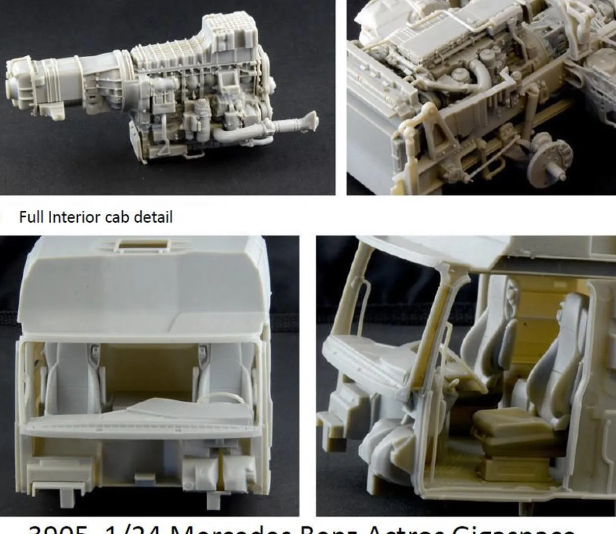 Italeri 1/24 Mercedes-Benz Actros MP4 Gigaspace