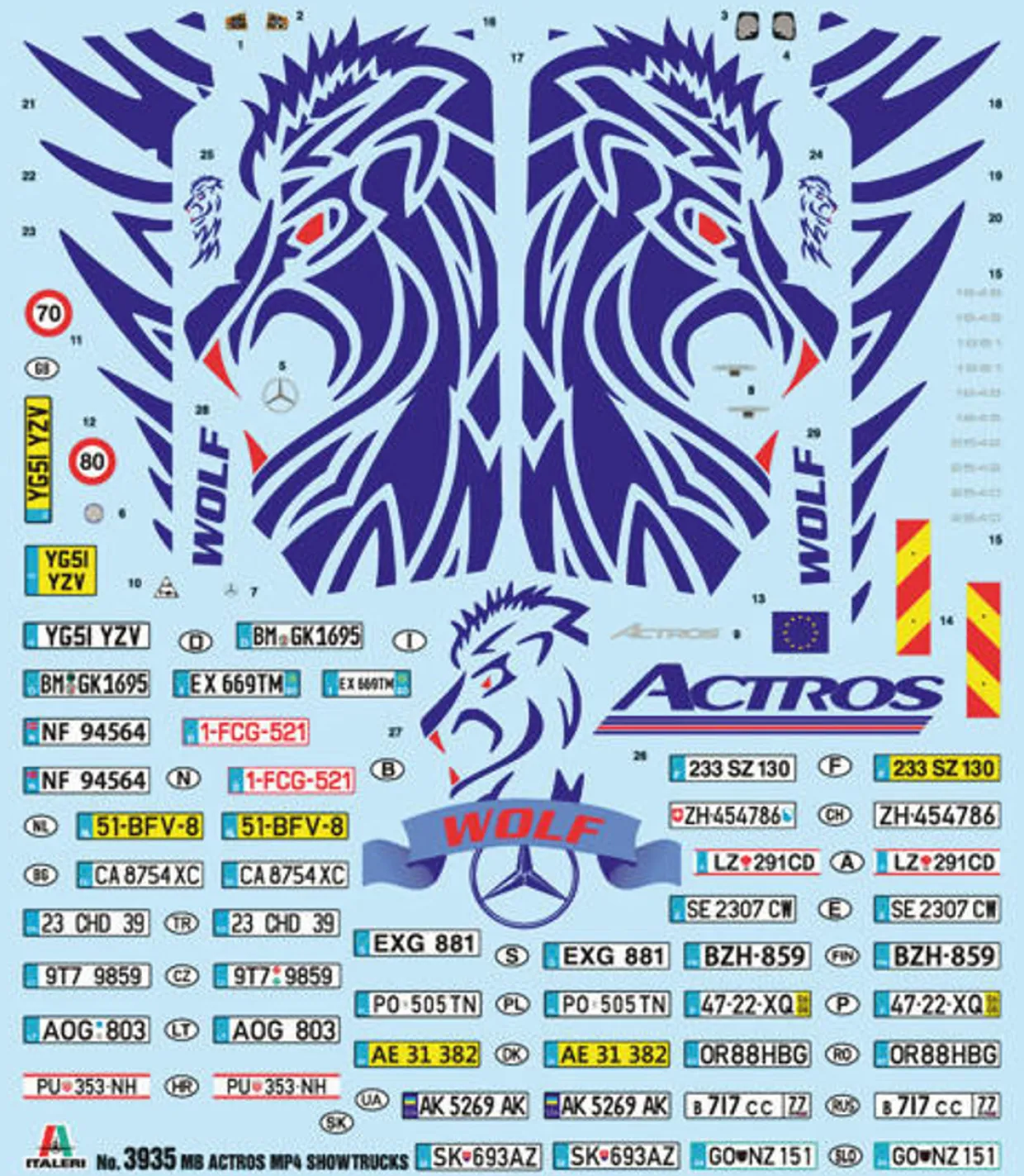 Italeri 1/24 Mercedes-Benz Actros MP4 Giga Space