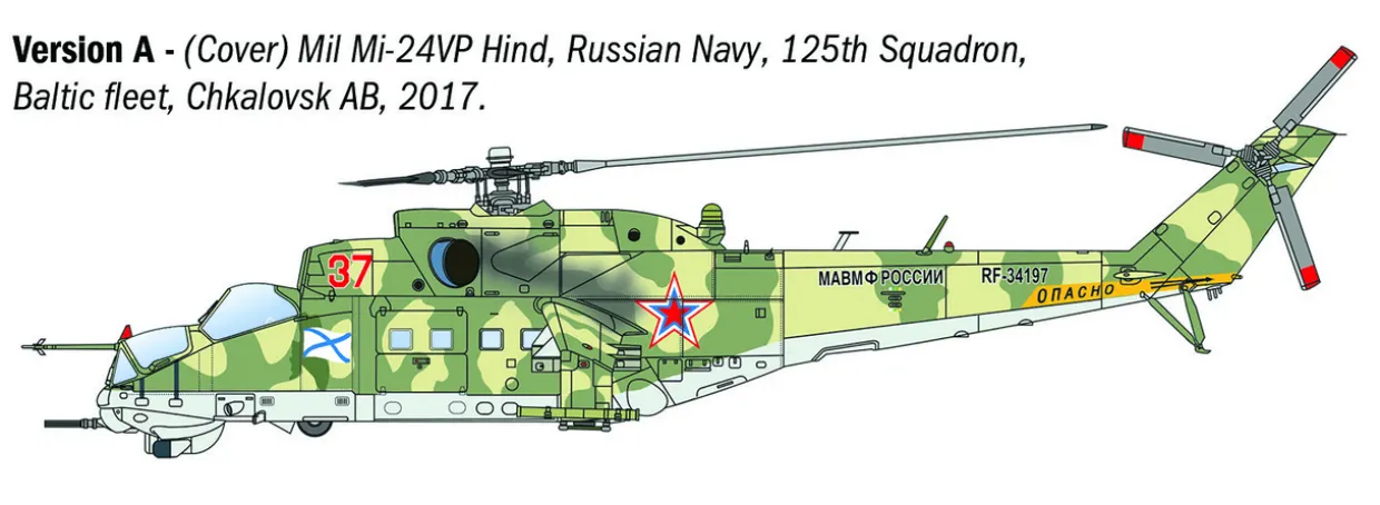 Italeri 1/72 Mil Mi-24P/Mil Mi-35P Hind