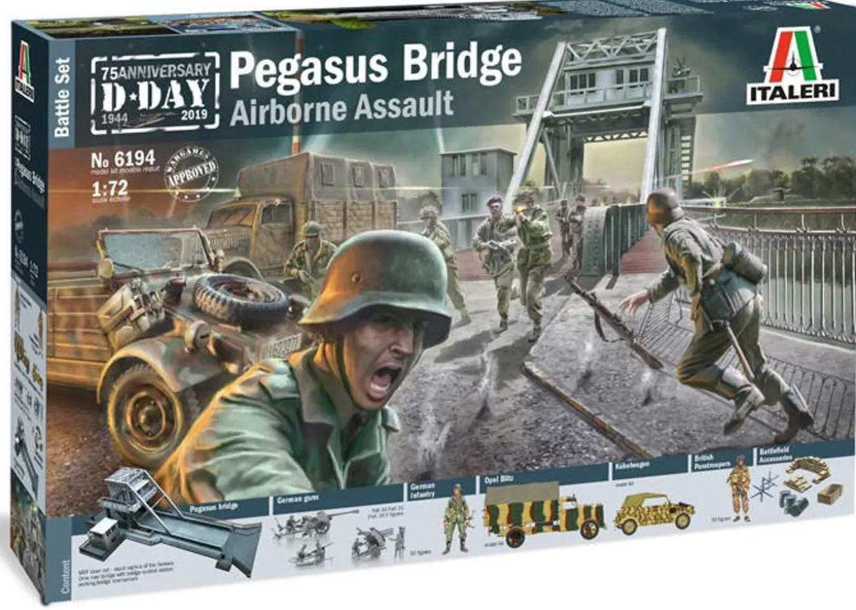 Italeri 1/72 Pegasus Bridge D-Day 75 Year