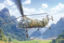 Italeri 1/48 Piasecki H-21C Flying Banana GunShip Model Kit