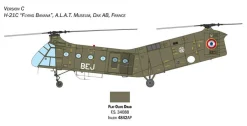 Italeri 1/48 Piasecki H-21C Flying Banana GunShip Model Kit