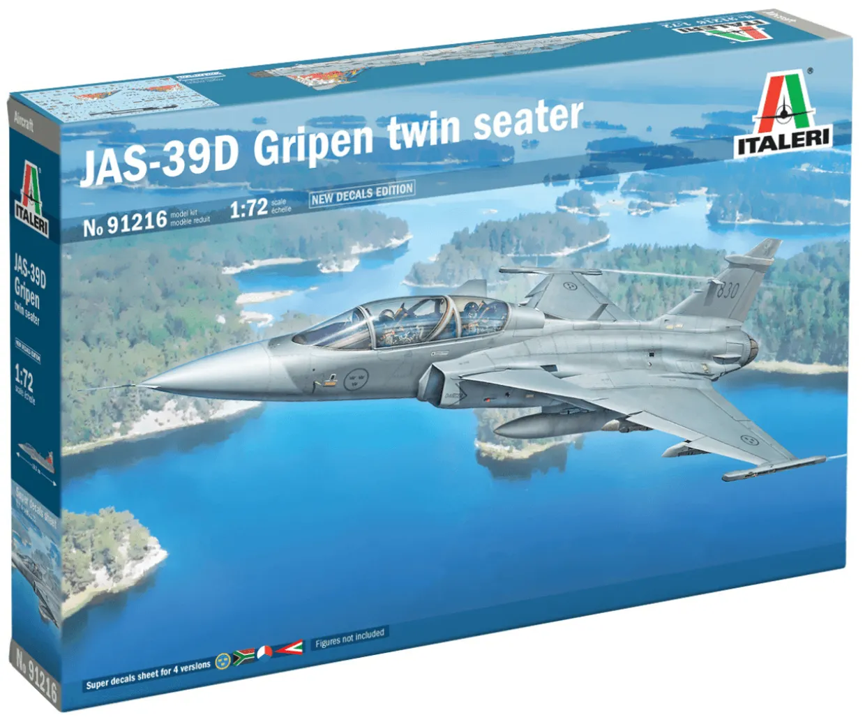 Italeri 1/72 Saab JAS 39 Gripen Twin Seater