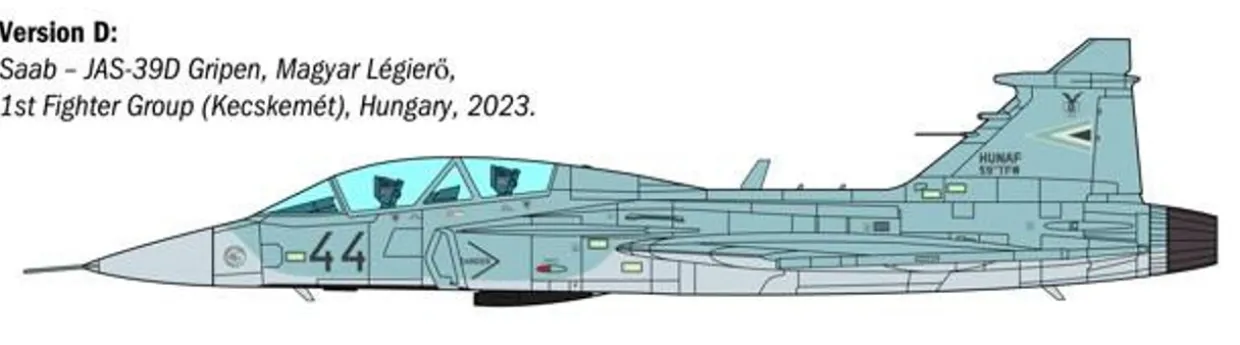 Italeri 1/48 Saab JAS 39 Gripen Twin Seater