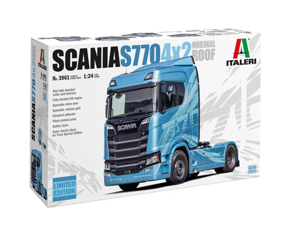 Italeri 1/24 Scania 770 4X2 Normal Roof
