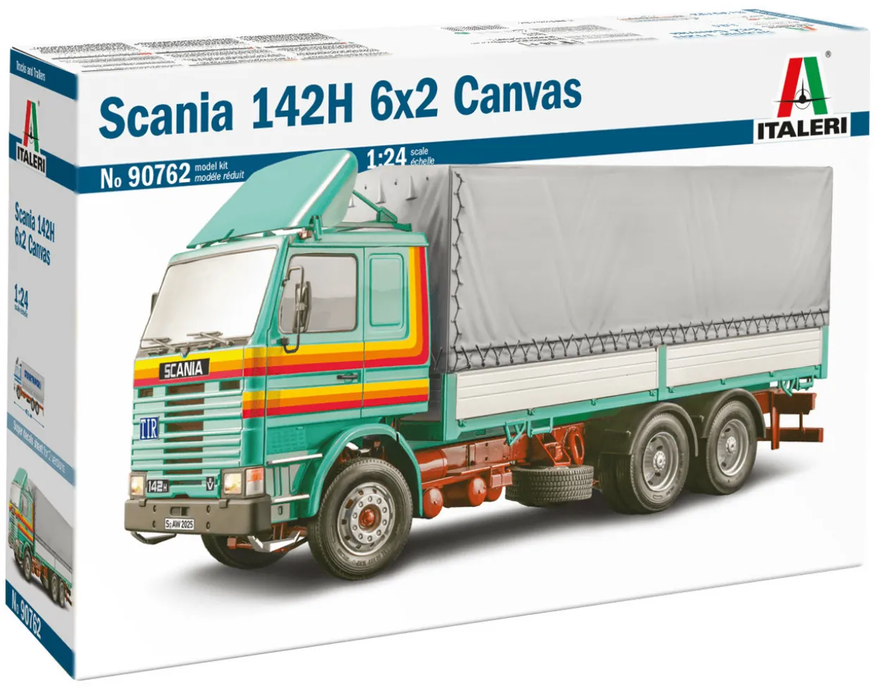 Italeri 1/24 Scania 142H 6x2 Canvas Truck