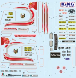 Italeri 1/24 Scania Streamline 143H 6x2