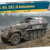Italeri 1/72 Sd.Kfz.251/8 Half-track Ambulance Model Kit