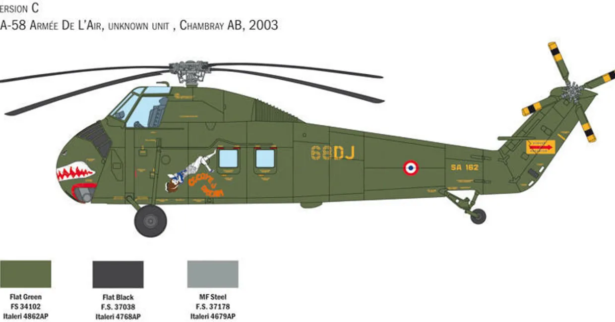 Italeri 1/48 Sikorsky HUS-1 Sea Horse / UH-34D