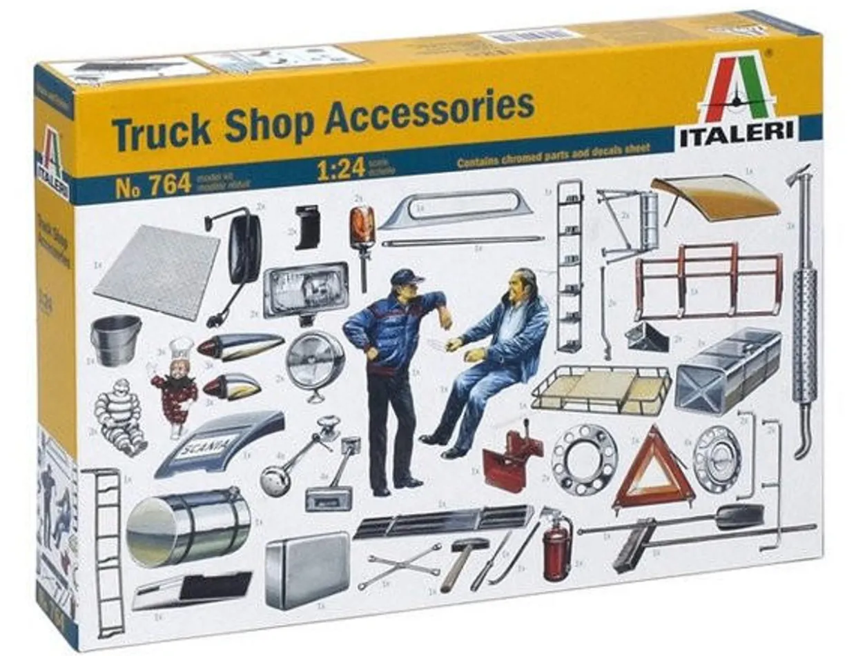 Italeri 1/24 Truck Shop Accessories Set