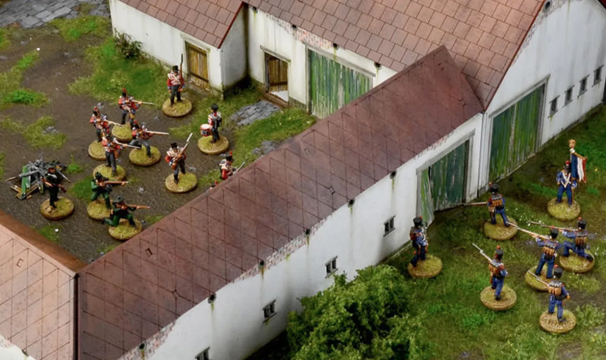 Italeri 1/72 Waterloo 1815 La Haye Sainte Battle Set