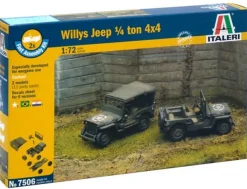Italeri 1/72 Willys Jeep Fast Assembly Model Kit
