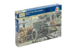 Italeri 1/72 WWII Russian ZiS-3 ATG with Crew