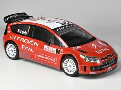 IXO 1/8 Citroen C4 WRC 2008 Red Diecast Model Kit