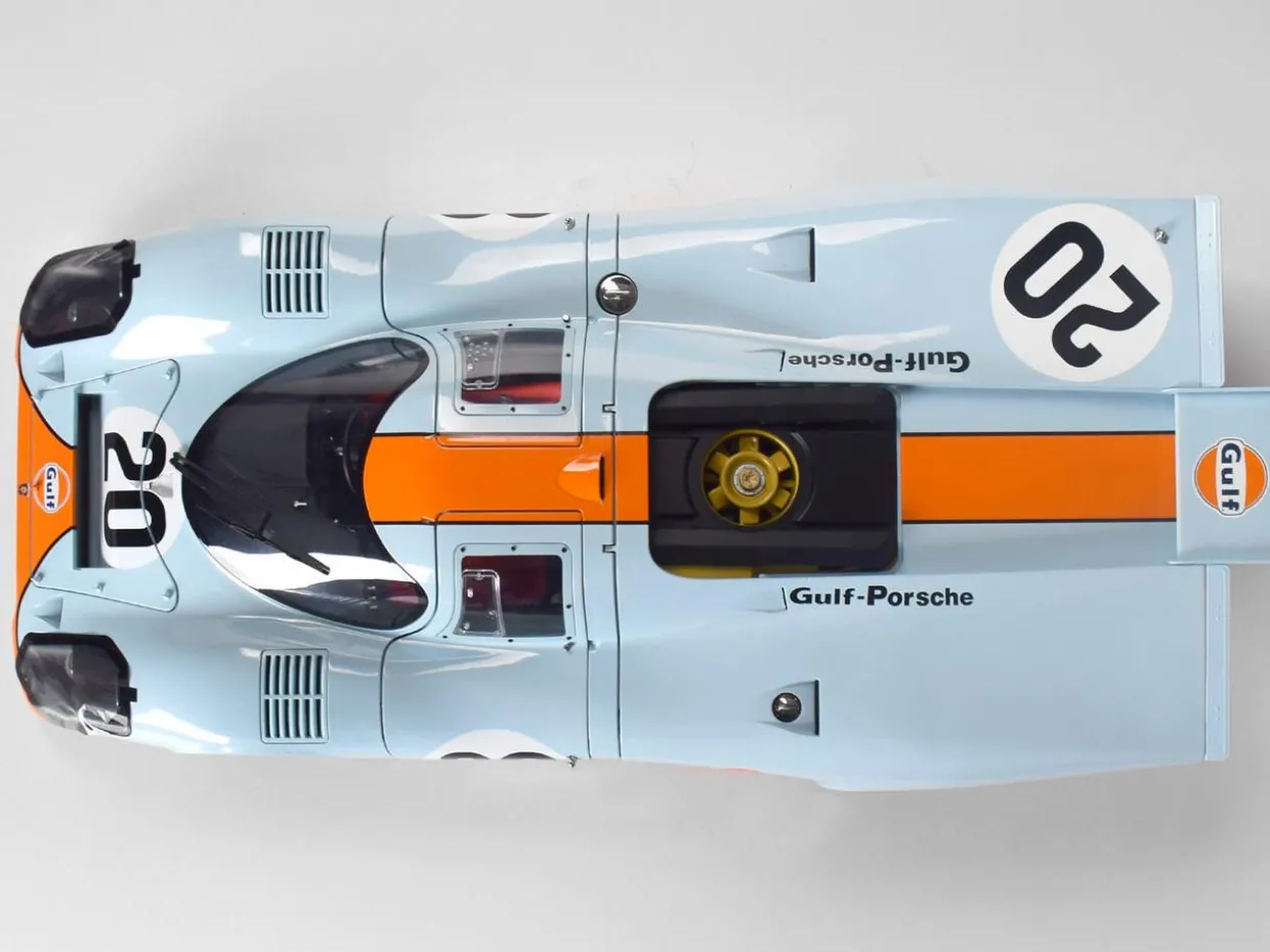 IXO 1/8 Porsche 917 KH #20 Gulf Livery Diecast Model Kit