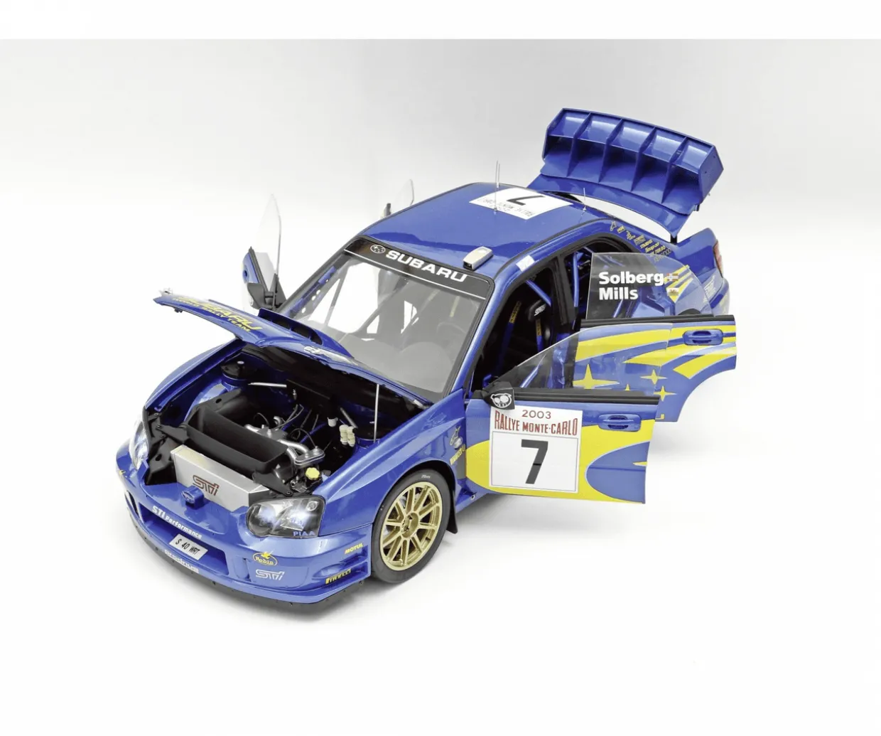 IXO 1/8 Subaru Impreza Monte Carlo Rally Solberg & Mills