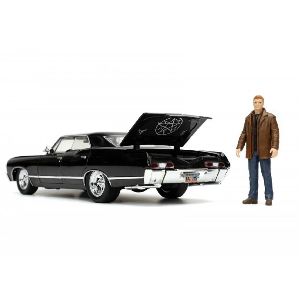 Jada 1/24 1967 Chevy Impala with Dean Winchester Figure Diecast Model