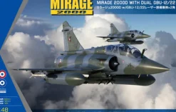 Kinetic 1/48 Dassault Mirage 2000D with Dual GBU-12/22