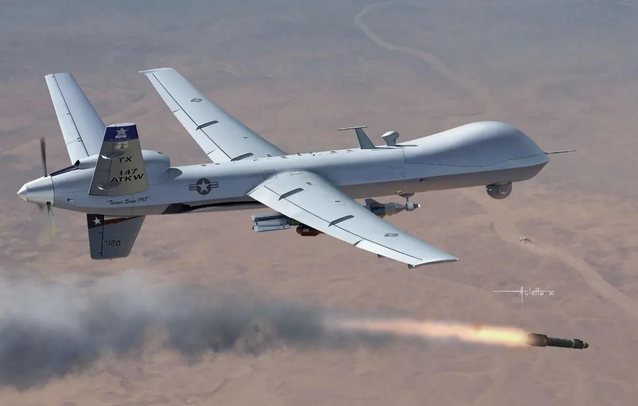 Kinetic 1/72 General Atomics MQ-9 Reaper Model Kit