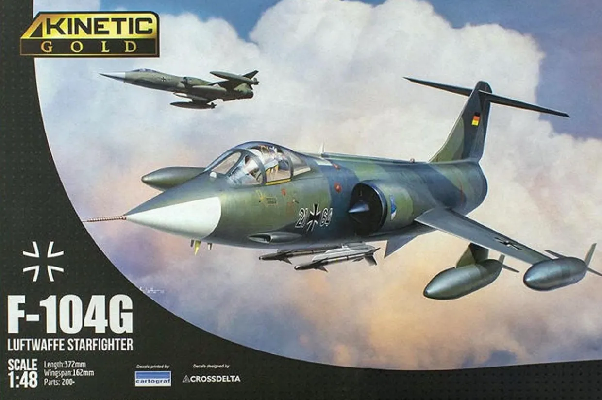 Kinetic 1/48 Lockheed F-104G Starfighter Model Kit