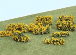 K+M Model Gorse Bushes Assorted Pack Of 12