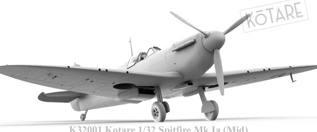Kotare 1/32 Supermarine Spitfire Mk.Ia Mid Production Model Kit