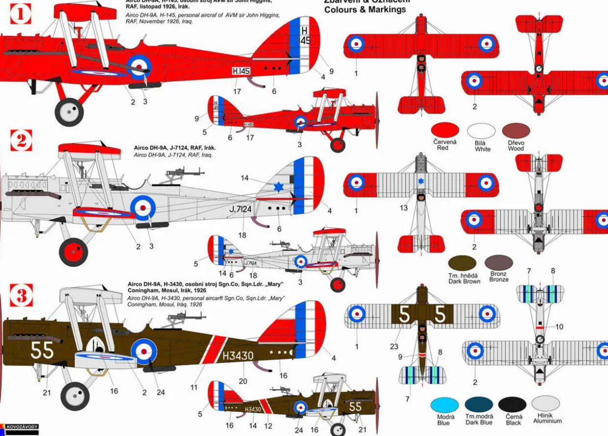KPM 1/72 Airco DH-9A 'Over Iraq' Model Kit