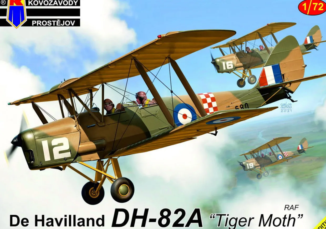 KPM 1/72 de Havilland DH-82A Tiger Moth 'RAF' Model Kit