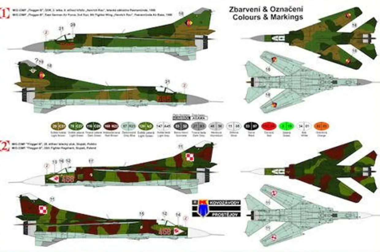 KPM 1/72 Mikoyan MiG-23MF Model Kit
