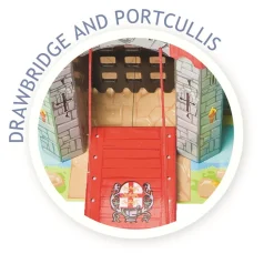 Le Toy Van Lion Heart Wooden Toy Castle