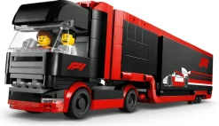 Lego City Formula 1 Truck with Red Bull RB20 and Aston Martin AMR24 Race Cars