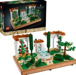 Lego Icons Fountain Garden