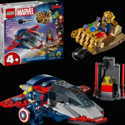 Lego Marvel Captain America vs Thanos