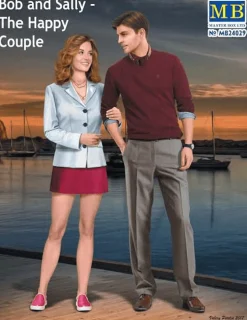 Master Box 1/24 Dangerous Curves - Bob and Sally The Happy Couple