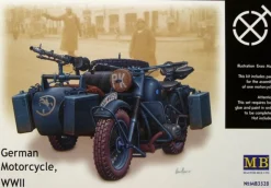 Master Box 1/35 WWII German BMW R75 Motorcycle