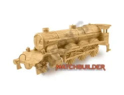 Matchbuilder Locomotive Matchstick Model
