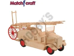 Matchcraft Fire Engine with Ladder Matchstick Model