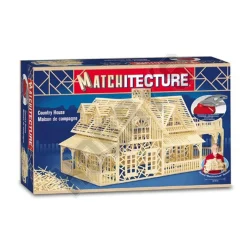Matchitecture Country House Matchstick Model