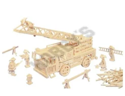 Matchitecture Fire Engine Matchstick Model
