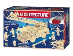 Matchitecture Fire Engine Matchstick Model