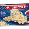 Matchitecture Trailer Truck Matchstick Model