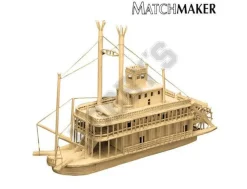 Matchmaker Riverboat Matchstick Model