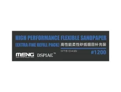 Meng Models Flexible Sand Paper 1200 Grit Refill (x6)