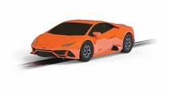 Micro Scalextric Lamborghini Huracan EVO Car - Orange
