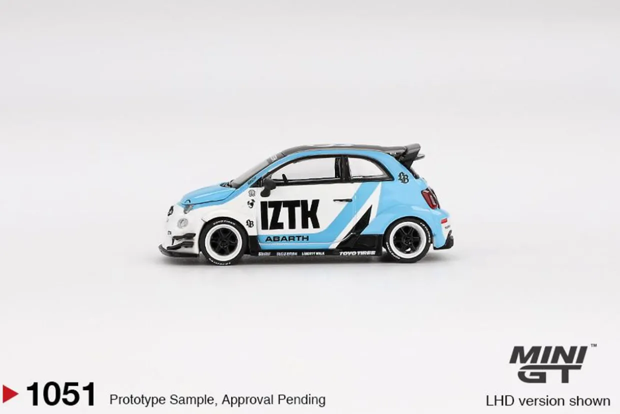 Mini GT 1/64 Abarth 595 LB-WORKS x Abas Works IZTK