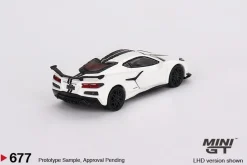 Mini GT 1/64 Chevrolet Corvette Z06 2023 Arctic White (RHD)